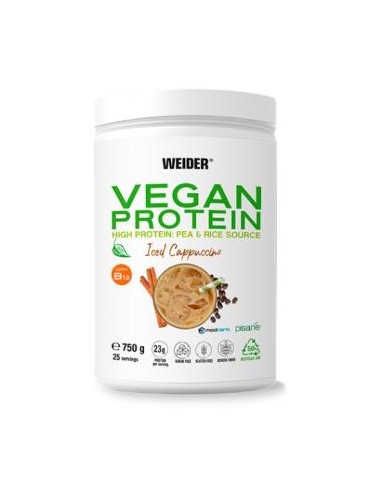 WEIDER VEGAN PROTEIN capuccino iced 750gr.