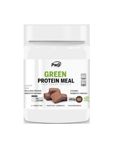 GREEN PROTEIN MEAL chocolate brownie 450gr. PWD