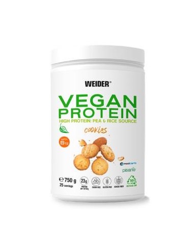 WEIDER VEGAN PROTEIN cookies 750gr.