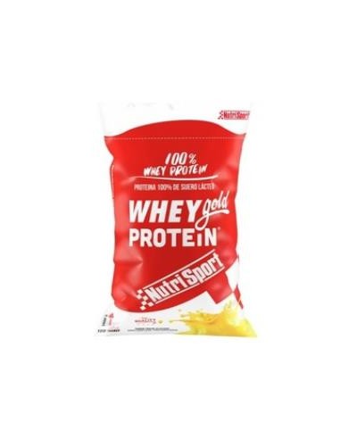 WHEY GOLD PROTEIN platano bolsa 2kg. NUTRISPORT