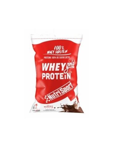 WHEY GOLD PROTEIN chocolate bolsa 500gr. NUTRISPORT