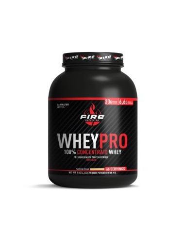 WHEYPRO CONCENTRATE vainilla 2kg. FIRE NUTRITION