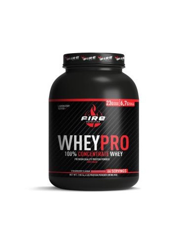 WHEYPRO CONCENTRATE fresa 2kg. FIRE NUTRITION