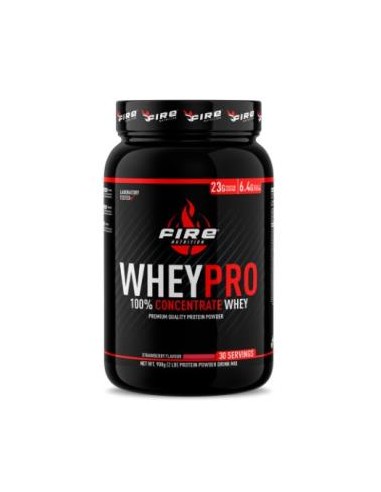 WHEYPRO CONCENTRATE fresa 908gr. FIRE NUTRITION