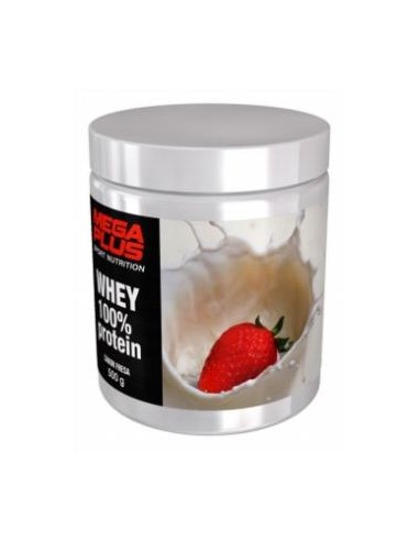 WHEY 100% PROT fresa 500gr. MEGA PLUS