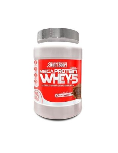 MEGA PROTEIN 5 WHEY chocolate 900gr. NUTRISPORT