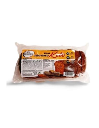 PAN DE MOLDE PROTEICO KETO 365gr. LA CAMPESINA