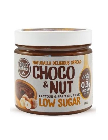 CHOCO-NUT crema para untar 180gr. GOLD NUTRITION