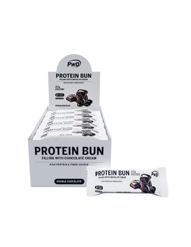 PROTEIN BUN bizcocho double chocolate 15udsx60gr. PWD