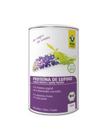 PROTEINA DE LUPINO natural 500gr. BIO SG VEGAN RAAB VITALFOOD