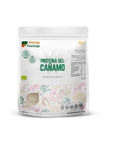 PROTEINA DE CAÑAMO vainilla 1kg. ECO VEGAN SG ENERGY FEELINGS