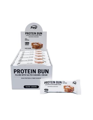 PROTEIN BUN bizcocho salted caramel 15udsx60gr. PWD