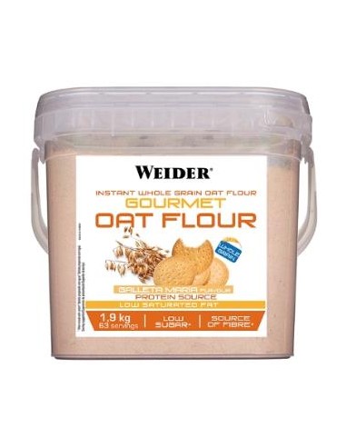 WEIDER HARINA DE AVENA galleta maria 1,9kg.