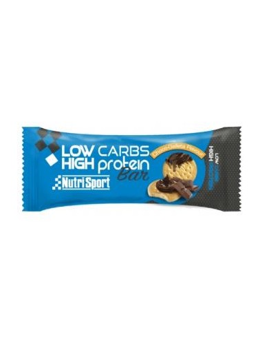 LOW CARBS HIGH PROTEIN choco-galleta 16barritas NUTRISPORT