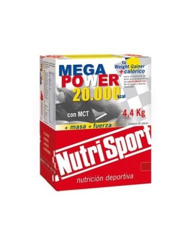 MEGAPOWER 20.000 CHOCOLATE 40sbrs. NUTRISPORT