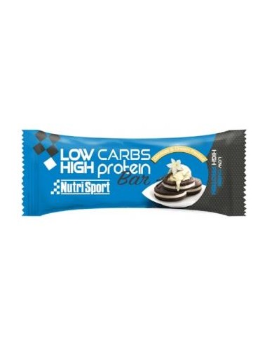 LOW CARBS HIGH PROTEIN cookies-cream 16barritas NUTRISPORT