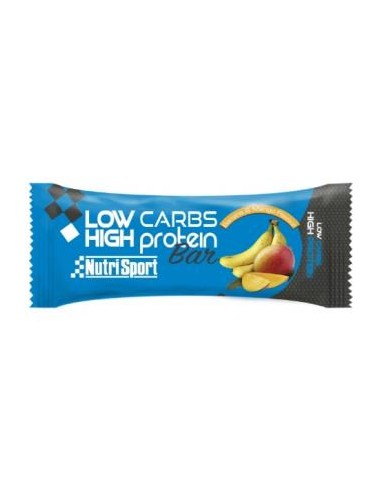 LOW CARBS HIGH PROTEIN banana-mango 16barritas NUTRISPORT