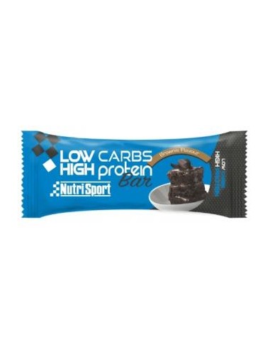 LOW CARBS HIGH PROTEIN brownie 16barritas NUTRISPORT