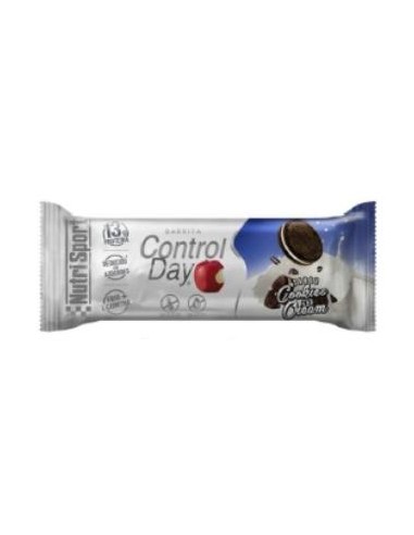 BARRITA COOKIES-CREAM CONTROLDAY caja 28uds. NUTRISPORT