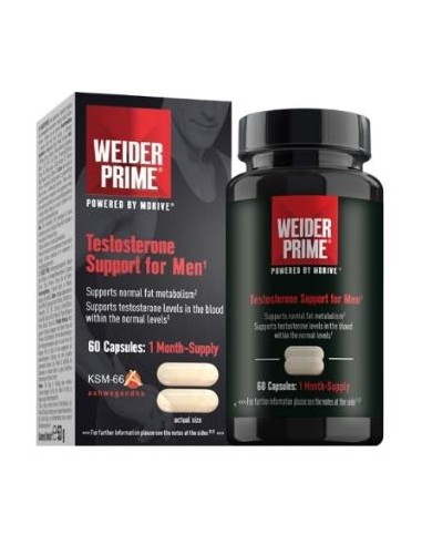 WEIDER PRIME testosterona hombre 60cap.