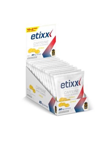 ETIXX SPORT GUMMIES CAFEINA citrus 12uds.