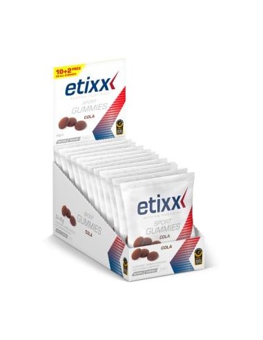 ETIXX SPORT GUMMIES cola 12uds