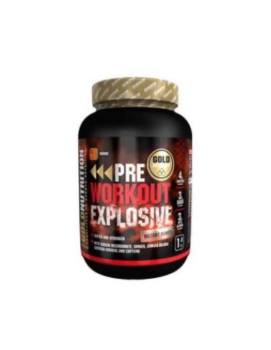 PRE-WORKOUT EXPLOSIVE orange 1kg. GOLD NUTRITION