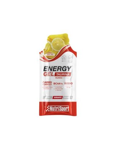 ENERGY GEL TAURINA limon 24uds.** NUTRISPORT