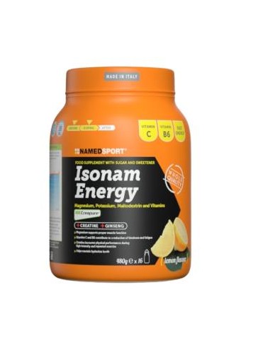 ISONAM ENERGY Lemon 480gr. NAMED SPORT