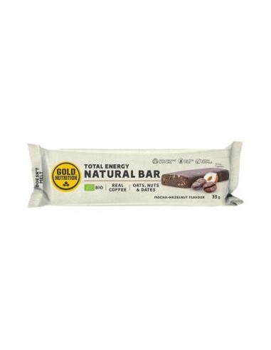 NATURAL BAR barritas mocha-hazelnut 15uds. BIO GOLD NUTRITION