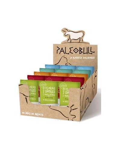 PALEOBULL barritas pack sabores clasicos caja 15ud