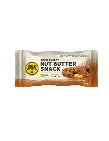 NUT BUTTER snack peanut 15uds. BIO GOLD NUTRITION