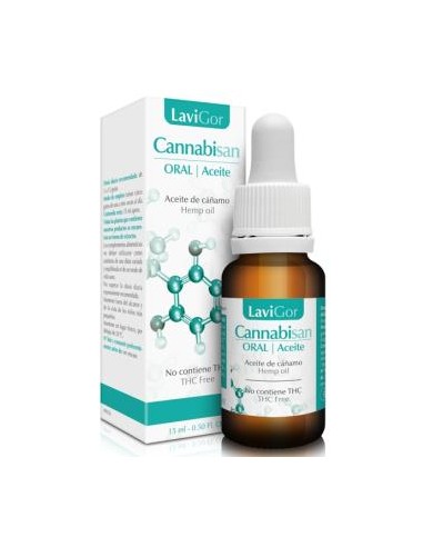 CANNABISAN ORAL (sin CBD) aceite 15ml. LAVIGOR