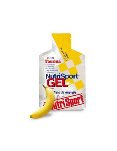 GEL con TAURINA+PLATANO caja 24unid. NUTRISPORT