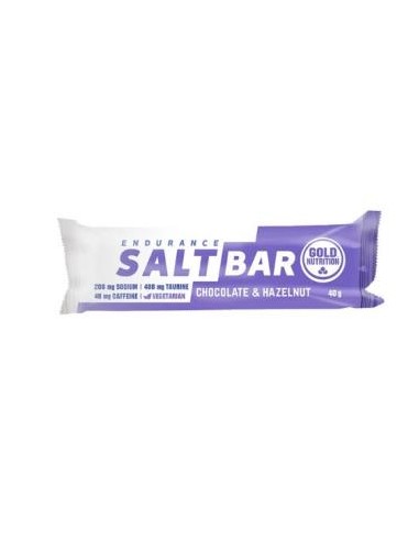 ENDURANCE SALT BAR choco-avellana 15ud. GOLD NUTRITION