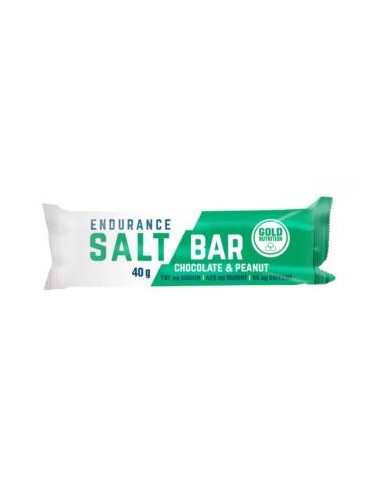 ENDURANCE SALT BAR choco-cacahuete 15ud. GOLD NUTRITION