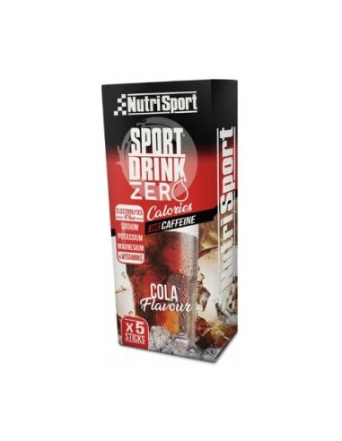 HYDRAZERO con cafeina cola 5sticks NUTRISPORT