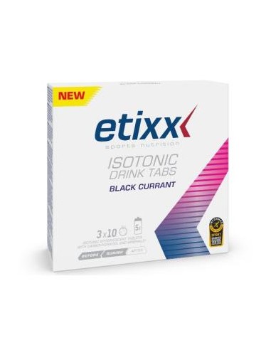 ETIXX ISOTONIC grosella negra efervescente 3udsx10