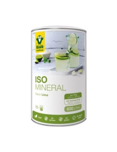 ISO-MINERAL sabor lima 600gr. SG VEGAN RAAB VITALFOOD