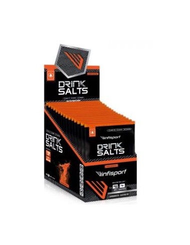 INFISPORT DRINK SALTS naranja 40gr 15 sobres