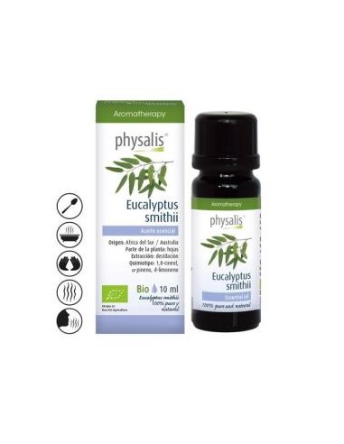 EUCALIPTO SMITHII aceite esencial 10ml. BIO PHYSALIS