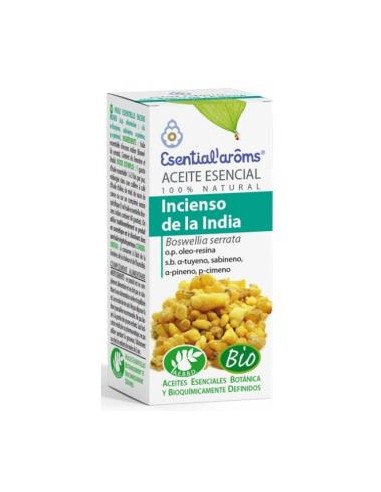 INCIENSO DE LA INDIA aceite esencial 5ml. BIO ESENTIAL AROMS