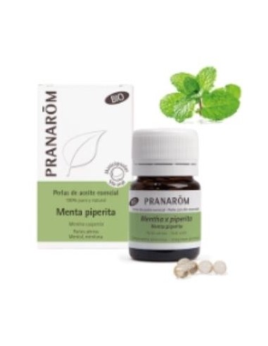 MENTA PIPERITA aceite esencial en perlas 60perlas PRANAROM ACEITES