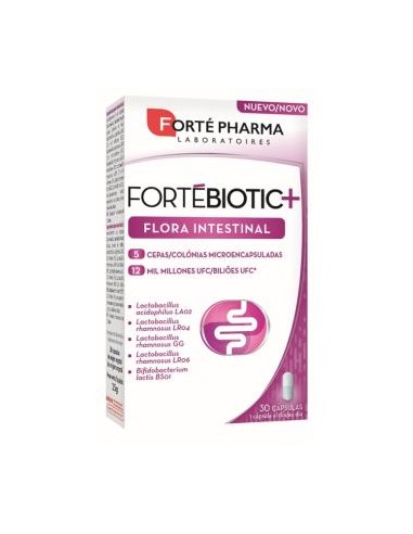 FORTEBIOTIC+ FLORA INTESTINAL 30cap. FORTE PHARMA