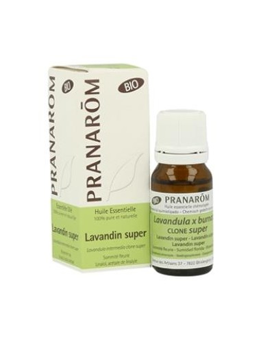 LAVANDIN SUPER aceite esencial BIO 10ml. PRANAROM ACEITES