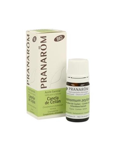 CANELA DE CEYLAN aceite esencial BIO 5ml. PRANAROM ACEITES