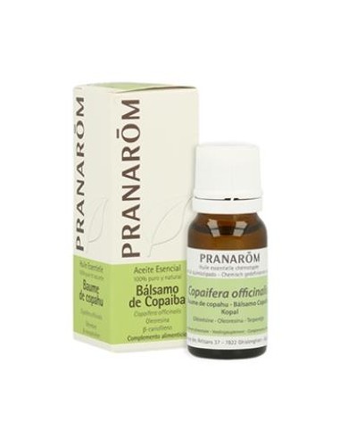 BALSAMO DE COPAIBA aceite esencial 10ml. PRANAROM ACEITES