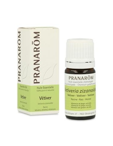 VETIVER aceite esencial 5ml. PRANAROM ACEITES