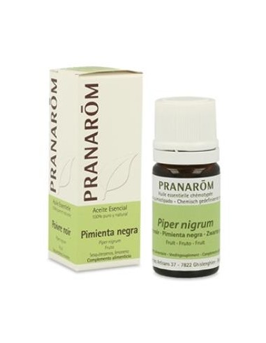 PIMIENTA NEGRA aceite esencial 5ml. PRANAROM ACEITES