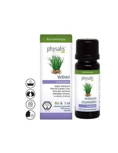 VETIVER aceite esencial 5ml. BIO PHYSALIS